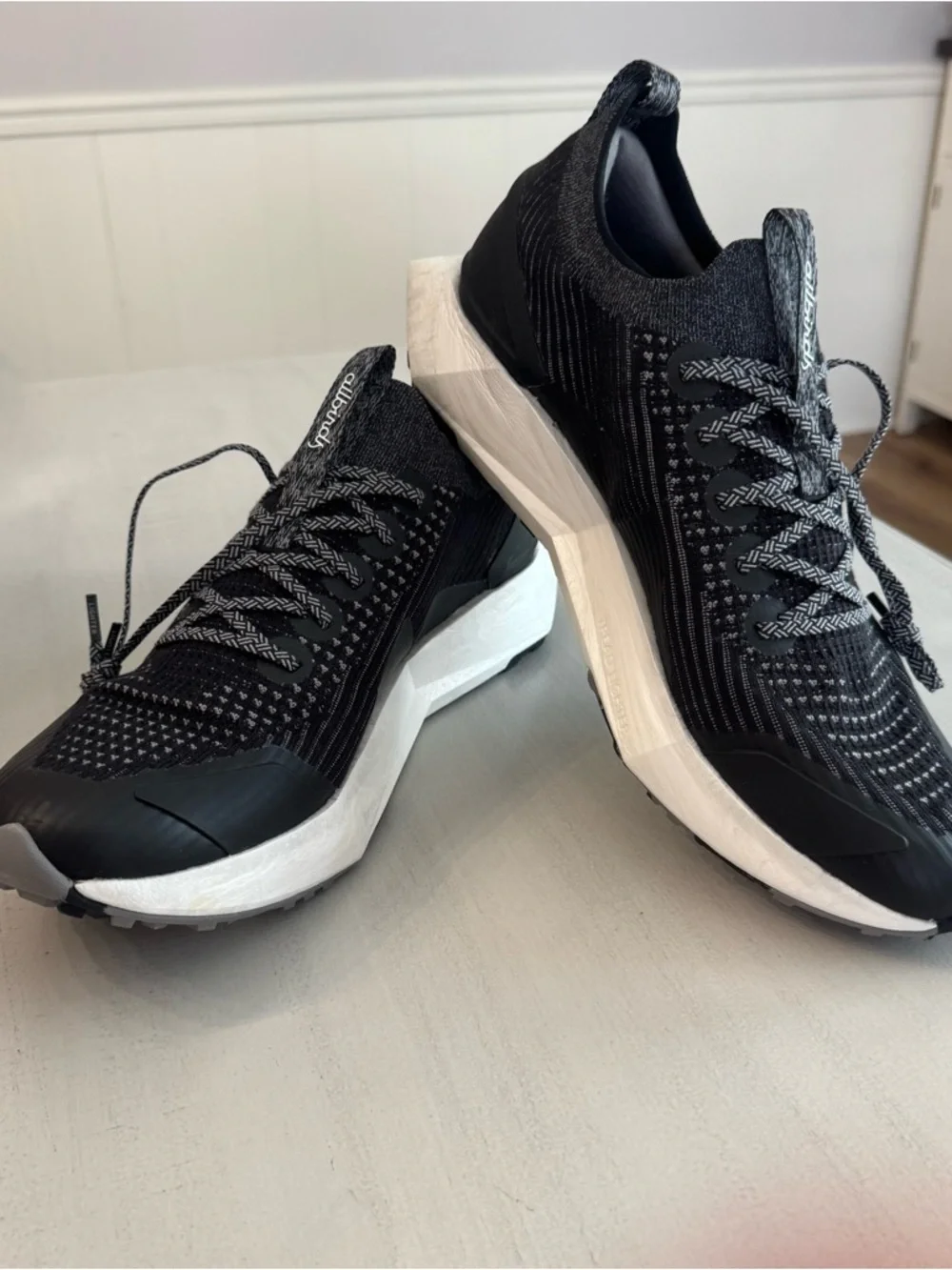 allbirds Men’s Tree Flyer 2 (TF2) Natural Black Lace Up Tennis Shoes Sz 12.5 NIB